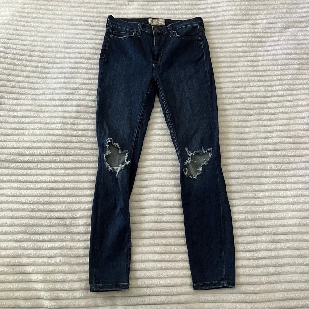 Free People Busted Knee Jeans
